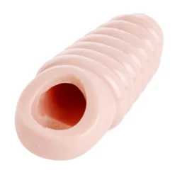Size Matters Ribbed Penis Enhancer Sheath 6 Size Matters Ribbed Penis Enhancer Sheath -Boyz Shop ae560 A closeup