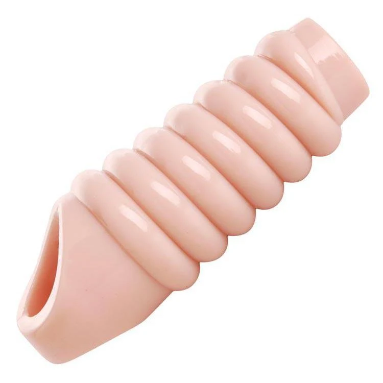 Size Matters Ribbed Penis Enhancer Sheath 2 Size Matters Ribbed Penis Enhancer Sheath - Image 2
