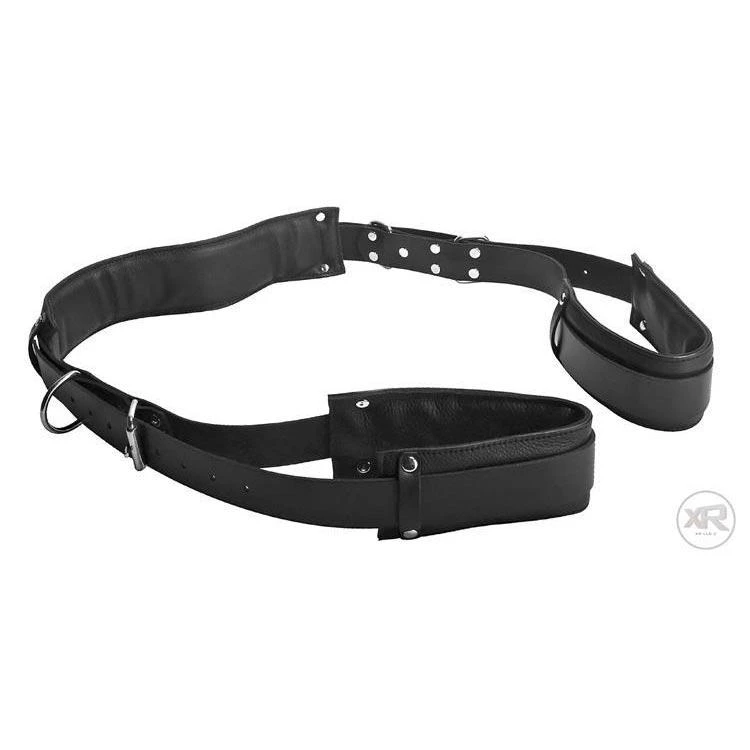 Master Series Spread Me Open Thigh Harness With Hollow Anal Plug 2 Master Series Spread Me Open Thigh Harness With Hollow Anal Plug - Image 2