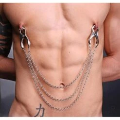 Master Series Affix Triple Chain Nipple Clamps