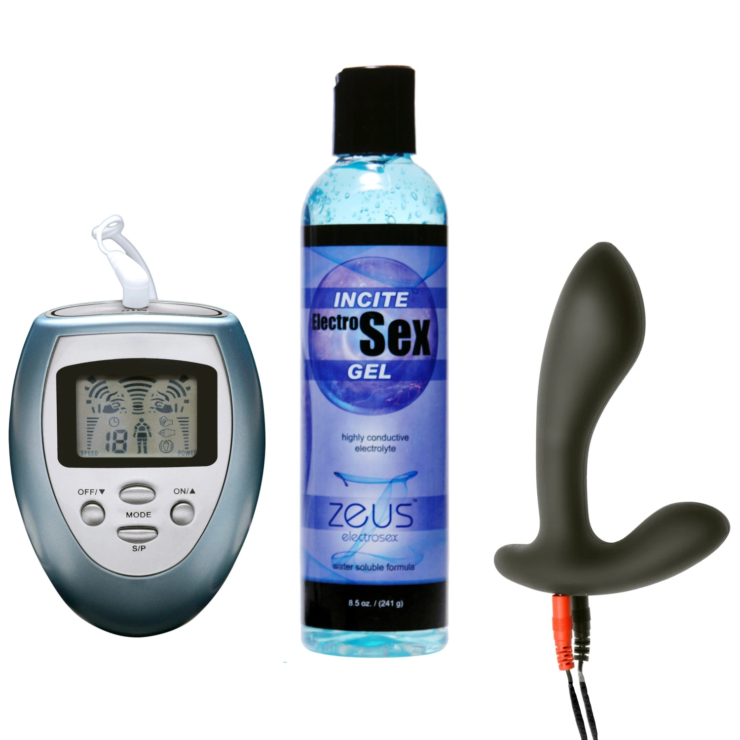 Electrify Your Prostate Silicone Estim Kit 1 Electrify Your Prostate Silicone Estim Kit