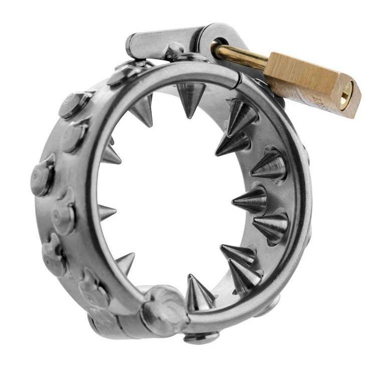 Master Series Impaler Locking CBT Ring With Spikes 2 Master Series Impaler Locking CBT Ring With Spikes - Image 2