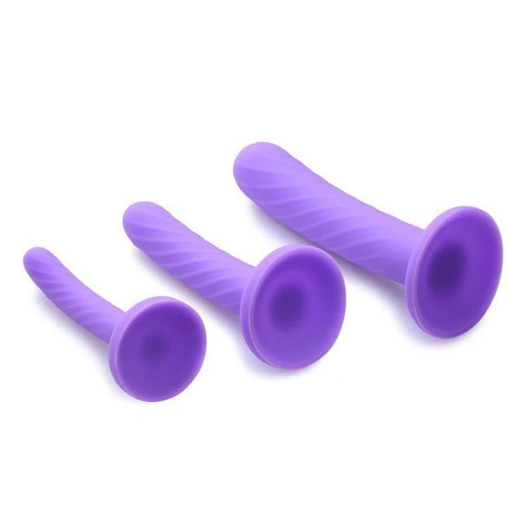 Tri-Play 3 Piece Silicone Dildo Set 3 Tri-Play 3 Piece Silicone Dildo Set - Image 3