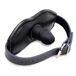 Leather Padded Silicone Penis Mouth Gag 10 Leather Padded Silicone Penis Mouth Gag -Boyz Shop af130 a 750