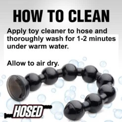 Hosed 2" Beaded Anal Snake -Boyz Shop af615 05