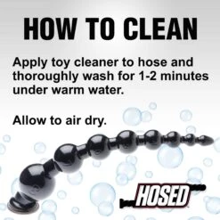 Hosed 19" Graduated Beaded Anal Snake 15 Hosed 19" Graduated Beaded Anal Snake -Boyz Shop af616 05