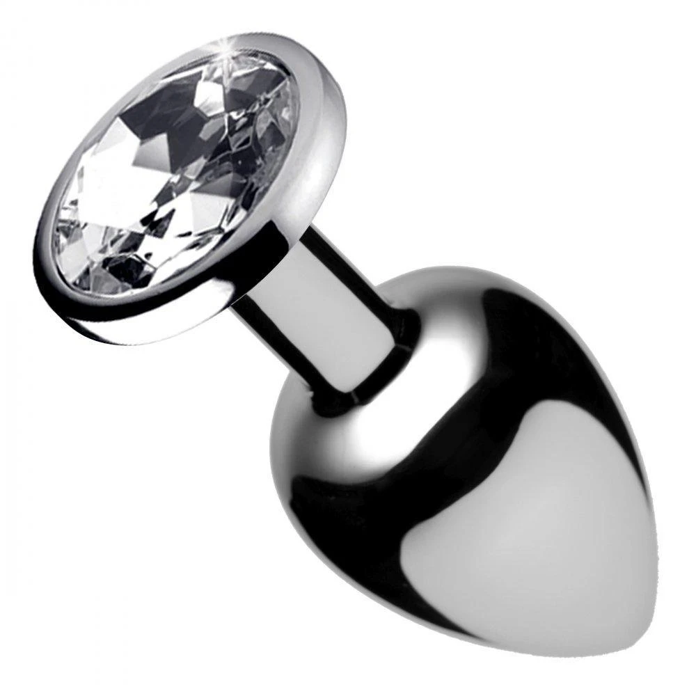 Clear Gem Anal Plug 1 Clear Gem Anal Plug