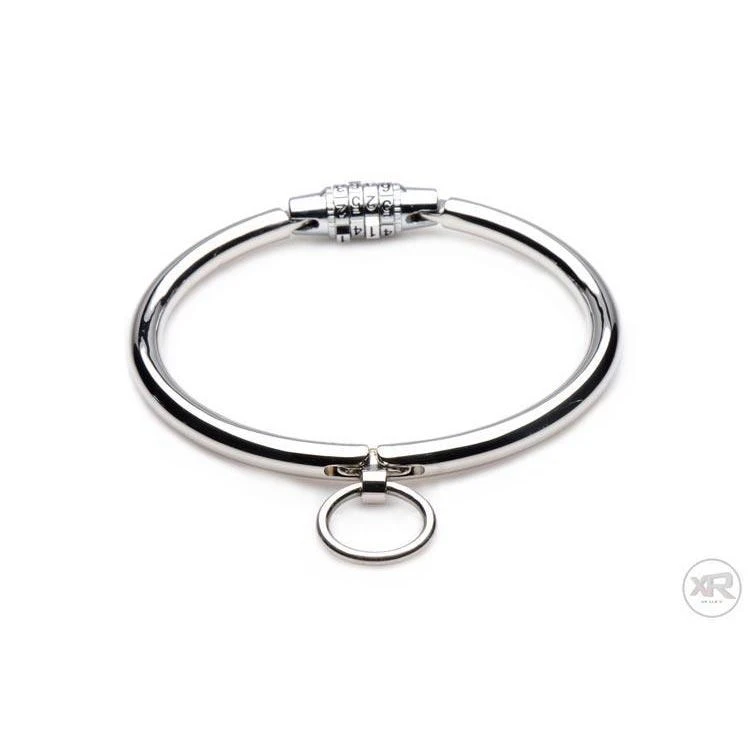 Master Series Stainless Steel Combination Lock Slave Collar 2 Master Series Stainless Steel Combination Lock Slave Collar - Image 2