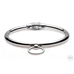 Master Series Stainless Steel Combination Lock Slave Collar 8 Master Series Stainless Steel Combination Lock Slave Collar -Boyz Shop af644 002 750 R