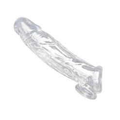 Size Matters Realistic Clear Penis Enhancer And Ball Stretcher