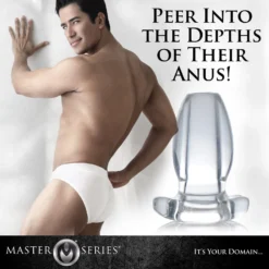 Master Series PeepHole Clear Hollow Anal Plug 12 Master Series PeepHole Clear Hollow Anal Plug -Boyz Shop af816 06 male 2