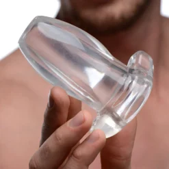 Master Series PeepHole Clear Hollow Anal Plug 18 Master Series PeepHole Clear Hollow Anal Plug -Boyz Shop af816 crop 2