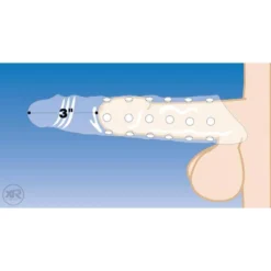 Size Matters 3 Inch Clear Extender Sleeve 17 Size Matters 3 Inch Clear Extender Sleeve -Boyz Shop af860 bulk 008 750 L