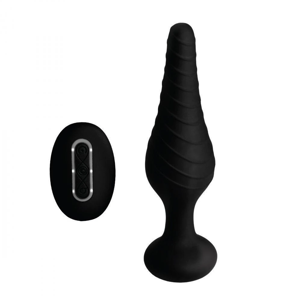 Silicone Vibrating Anal Plug With Remote Control 3 Silicone Vibrating Anal Plug With Remote Control - Image 3