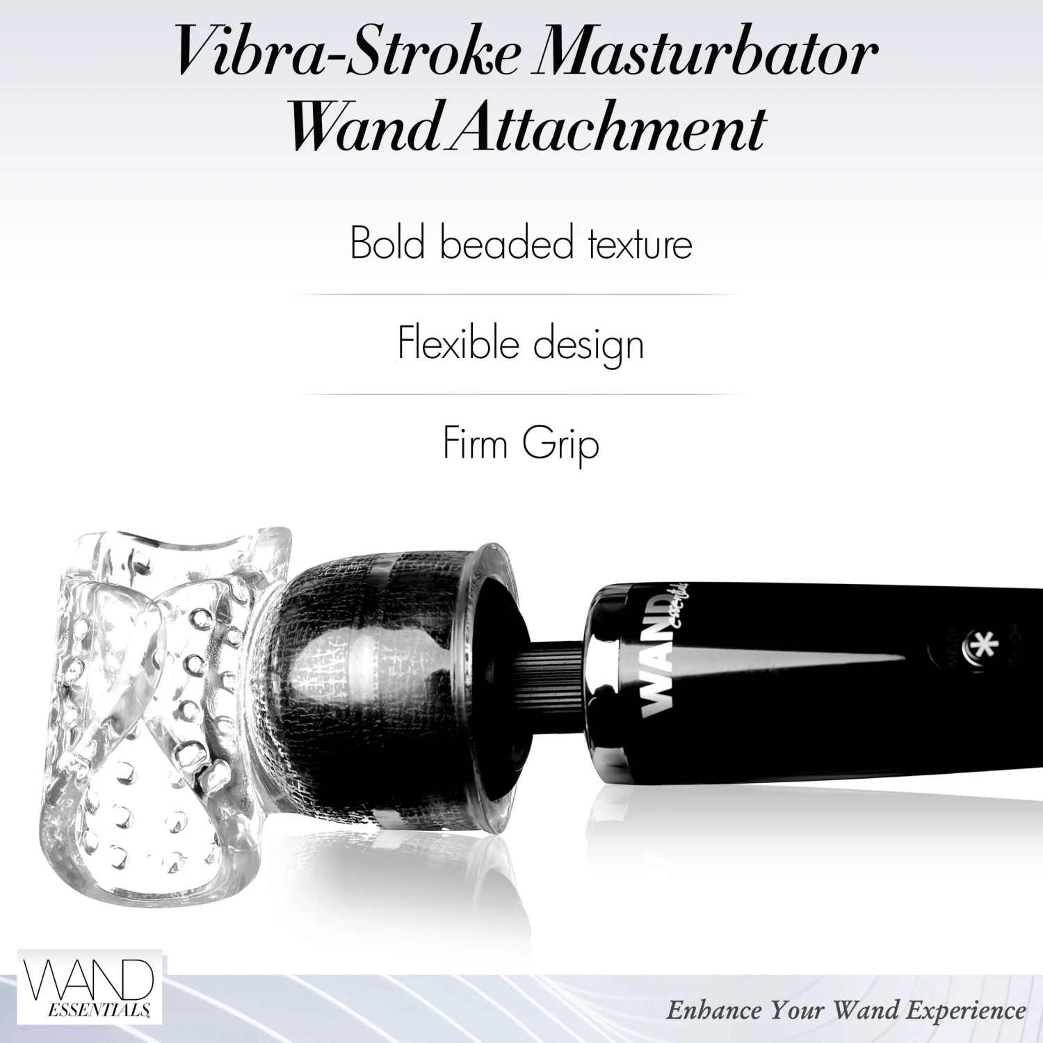 Vibra-Stroke Masturbator Wand Attachment 2 Vibra-Stroke Masturbator Wand Attachment - Image 2