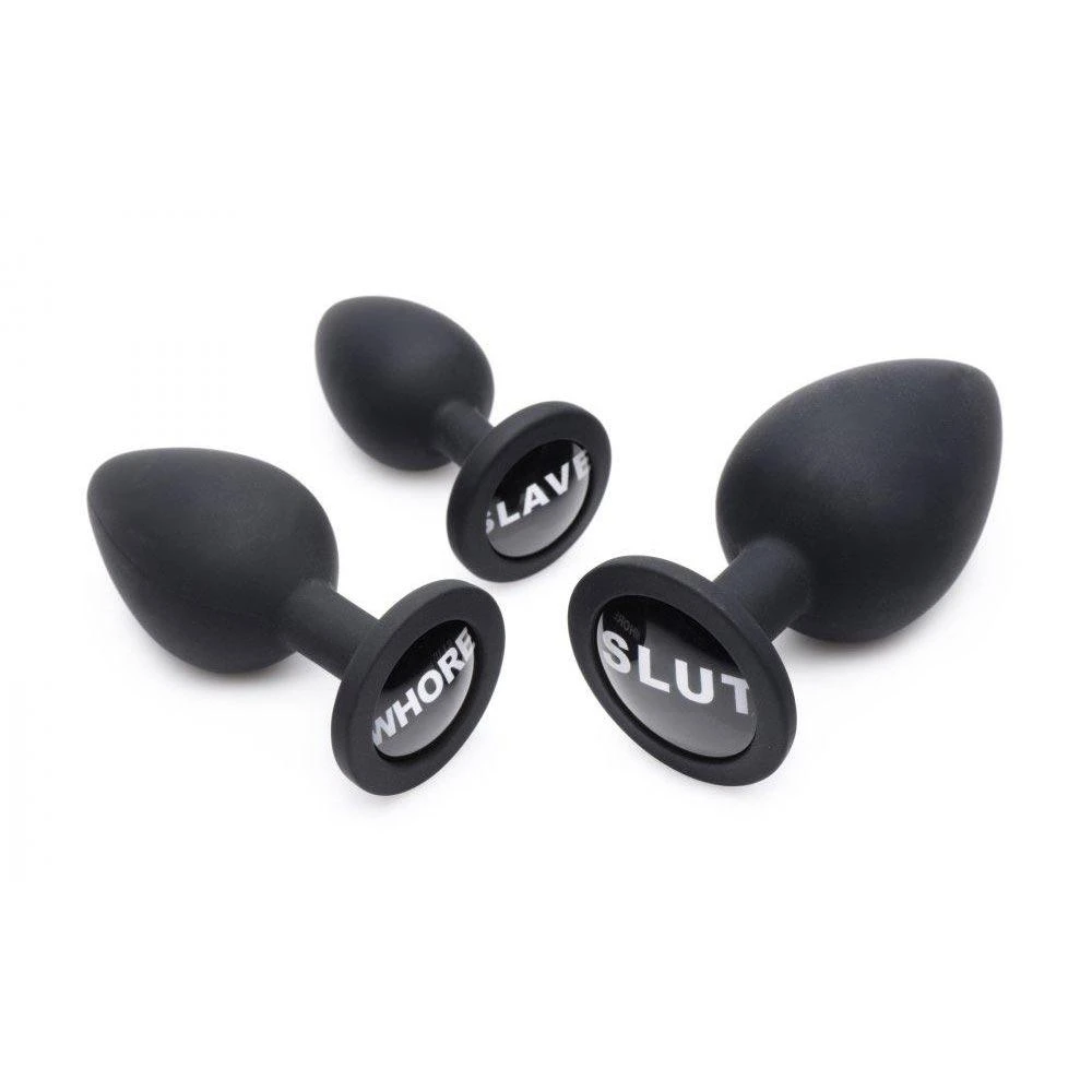 Master Series Dirty Words Anal Plug Set 5 Master Series Dirty Words Anal Plug Set - Image 5