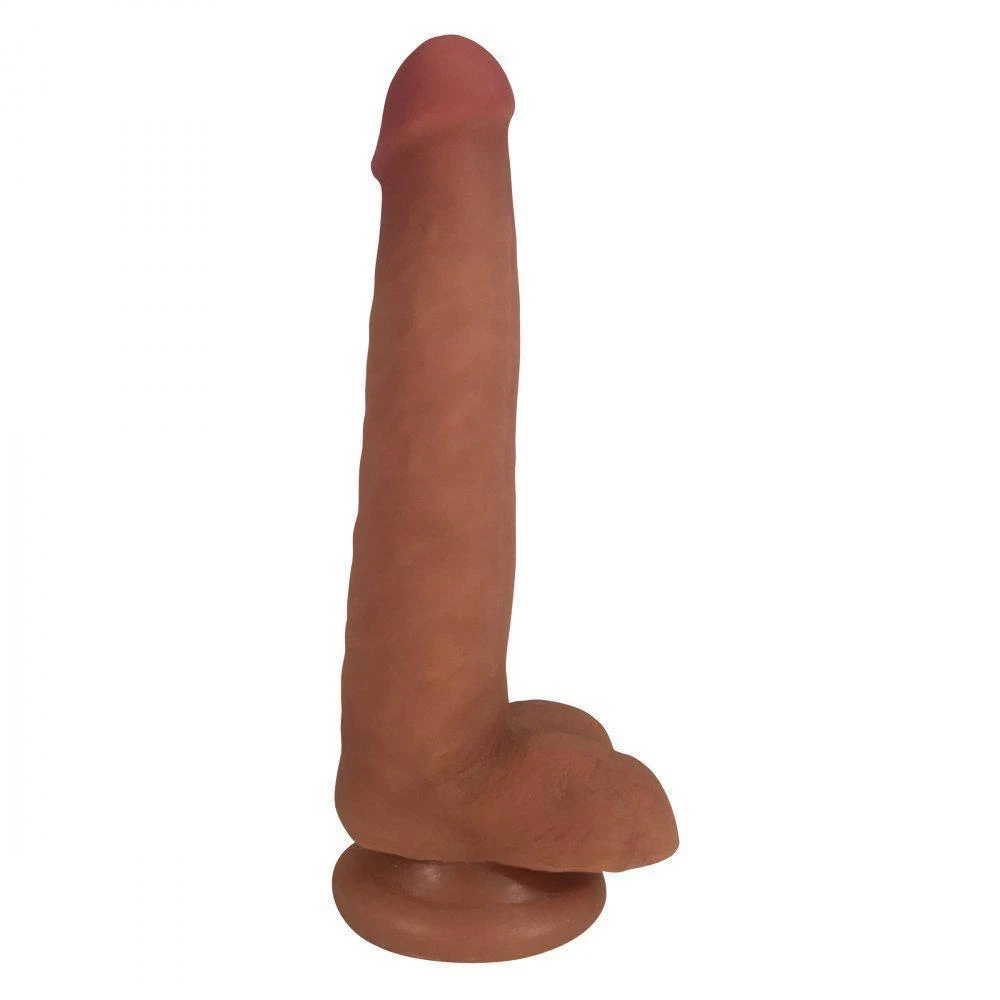 Easy Riders 8 Inch Dual Density Dildo With Balls 1 Easy Riders 8 Inch Dual Density Dildo With Balls