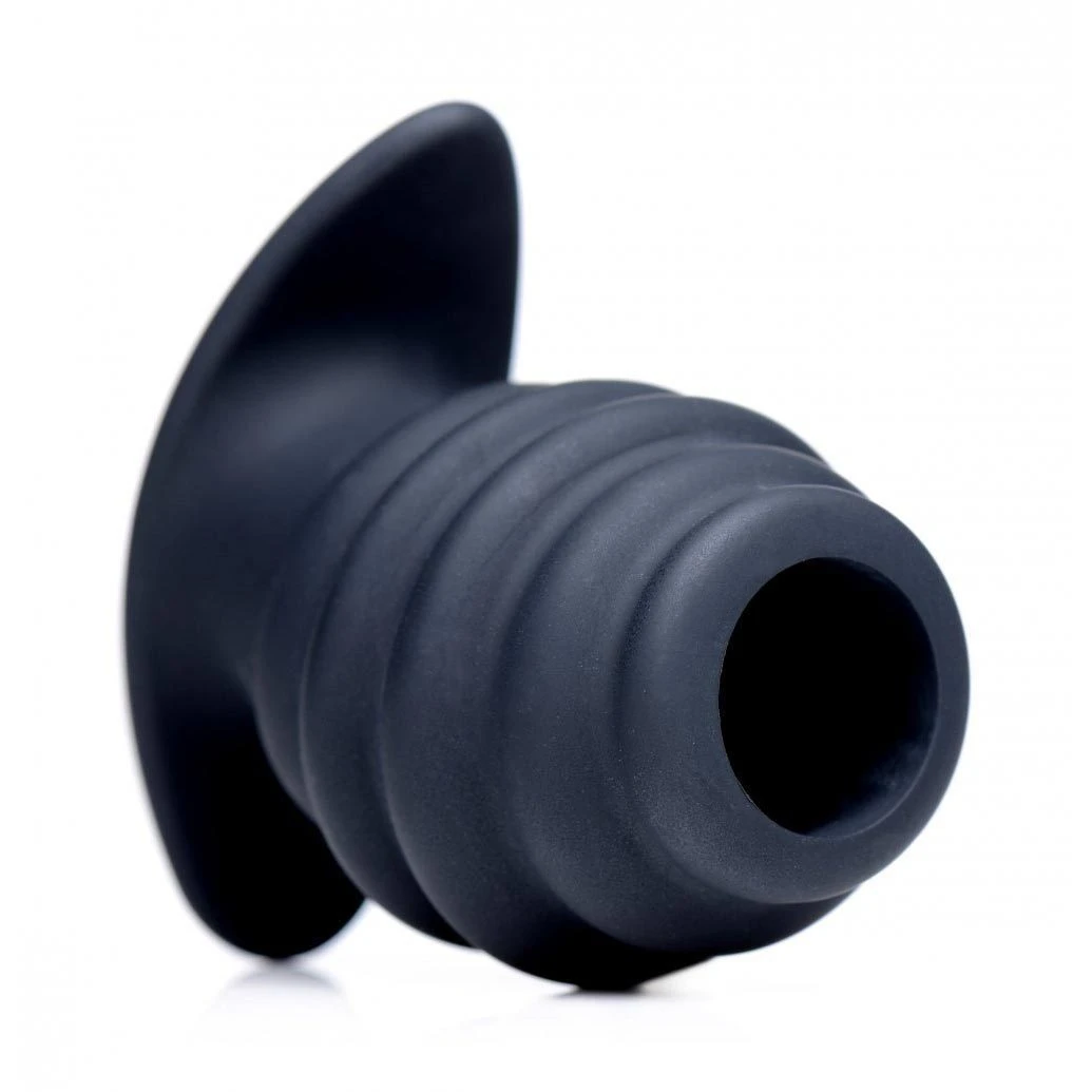 Master Series Hive Ass Tunnel Silicone Ribbed Hollow Anal Plug 5 Master Series Hive Ass Tunnel Silicone Ribbed Hollow Anal Plug - Image 5