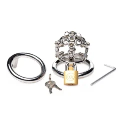 Master Series Bolted Chastity Cage With Spikes -Boyz Shop af992 003b 1000px