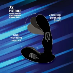 7X P-Stroke Silicone Prostate Stimulator With Stroking Shaft 10 7X P-Stroke Silicone Prostate Stimulator With Stroking Shaft -Boyz Shop ag149 006 1000x1000 6f9aa58b 9823 4953 90ef 59621ca5a851
