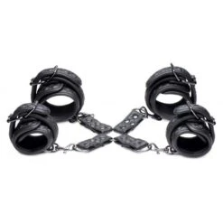 Master Series Concede Wrist And Ankle Restraint Set With Hog-Tie Adaptor -Boyz Shop ag163 005 1000x473 1406fe0d dd80 47b3 8a0c 0eb9e7e61ecb