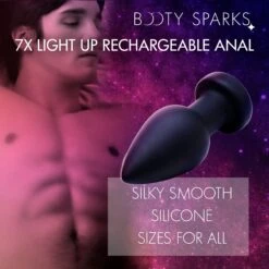 7X Light Up Rechargeable Anal Plug 10 7X Light Up Rechargeable Anal Plug -Boyz Shop ag253 large image 1