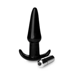 Frisky Smooth Vibrating Anal Plug -Boyz Shop ag294 black 0072