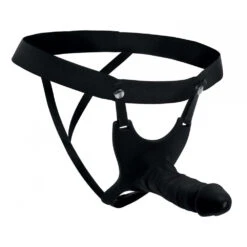 Size Matters Hollow Silicone Dildo Strap-On 15 Size Matters Hollow Silicone Dildo Strap-On -Boyz Shop ag365 black bulk 001 1000x844 1