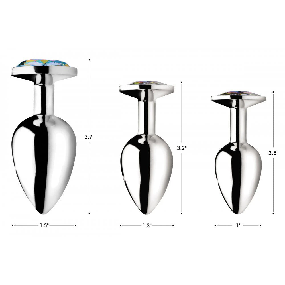 Rainbow Prism Gem Anal Plug 2 Rainbow Prism Gem Anal Plug - Image 2