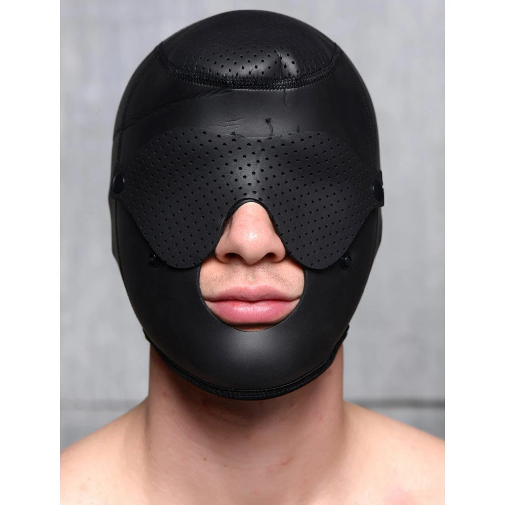 Master Series Scorpion Hood With Removable Blindfold And Face Mask 5 Master Series Scorpion Hood With Removable Blindfold And Face Mask - Image 5