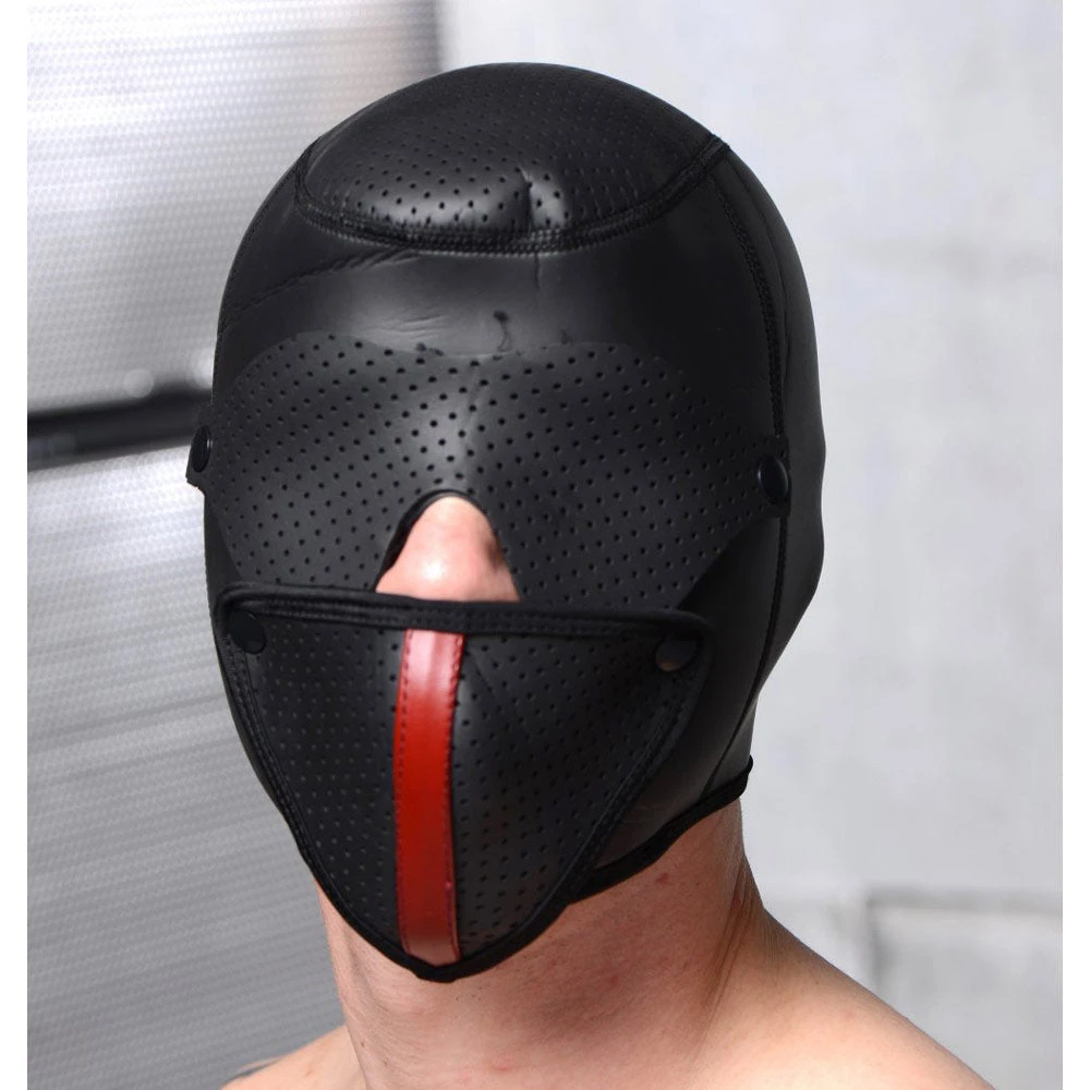 Master Series Scorpion Hood With Removable Blindfold And Face Mask 1 Master Series Scorpion Hood With Removable Blindfold And Face Mask