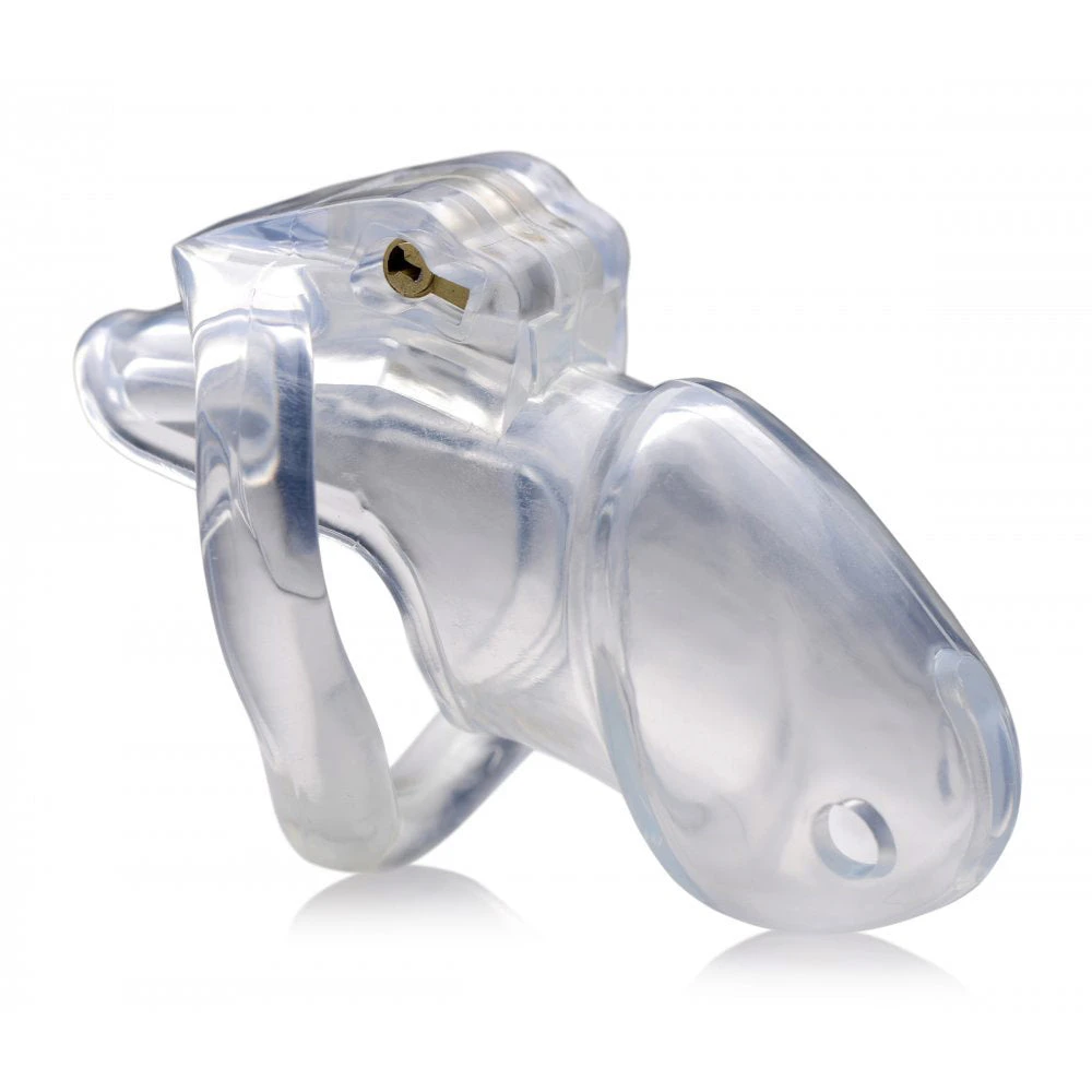 Master Series Clear Captor Chastity Cage 4 Master Series Clear Captor Chastity Cage - Image 4