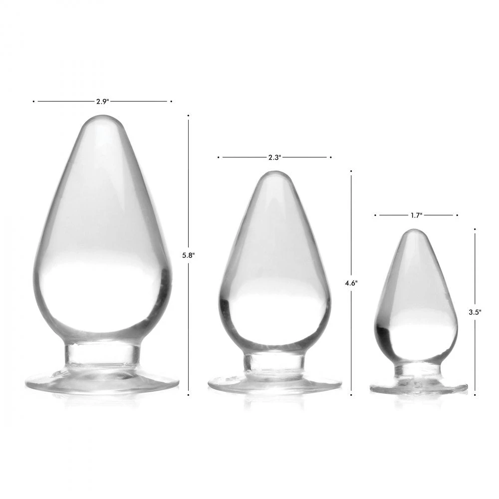 Master Series Triple Cones 3 Piece Anal Plug Set 4 Master Series Triple Cones 3 Piece Anal Plug Set - Image 4