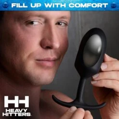 Premium Silicone Weighted Bullet Anal Plug -Boyz Shop ag472 02