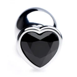 Black Heart Gem Anal Plug 7 Black Heart Gem Anal Plug -Boyz Shop ag476 02