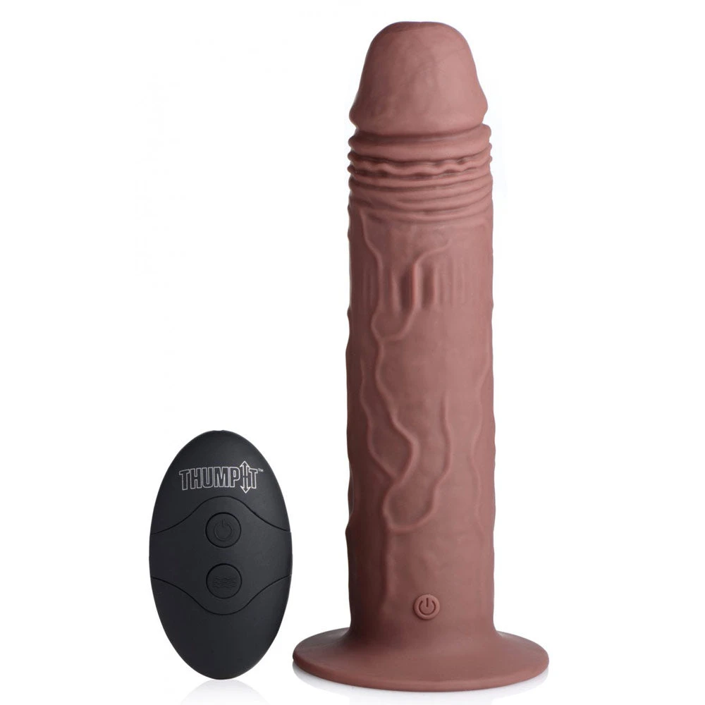 7X Remote Control Vibrating And Thumping Dildo 5 7X Remote Control Vibrating And Thumping Dildo - Image 5