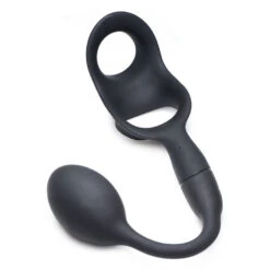 10X P-Bomb Silicone Cock And Ball Ring With Vibrating Anal Plug 11 10X P-Bomb Silicone Cock And Ball Ring With Vibrating Anal Plug -Boyz Shop ag561 04