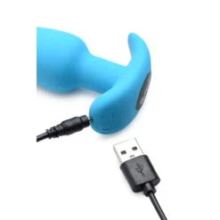 Remote Control 21X Vibrating Silicone Butt Plug -Boyz Shop ag563 02