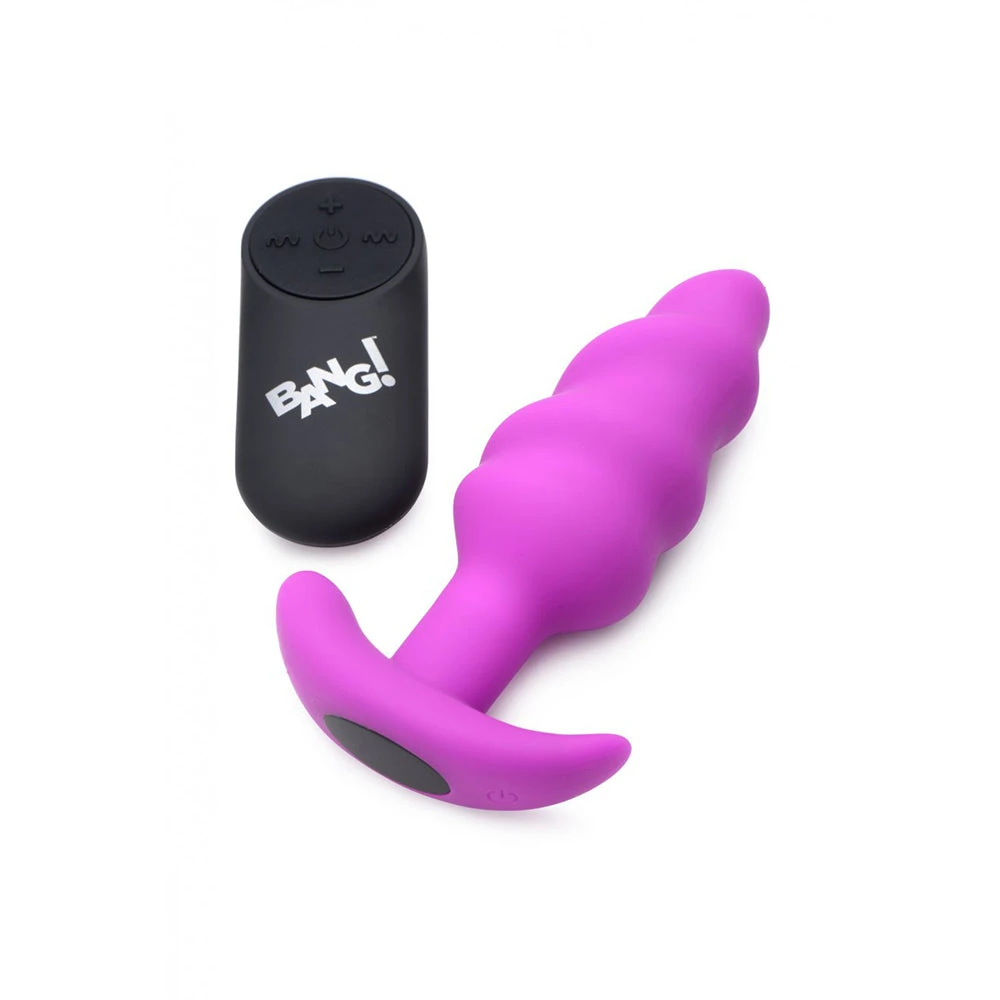 Remote Control 21X Vibrating Silicone Swirl Butt Plug 8 Remote Control 21X Vibrating Silicone Swirl Butt Plug - Image 8
