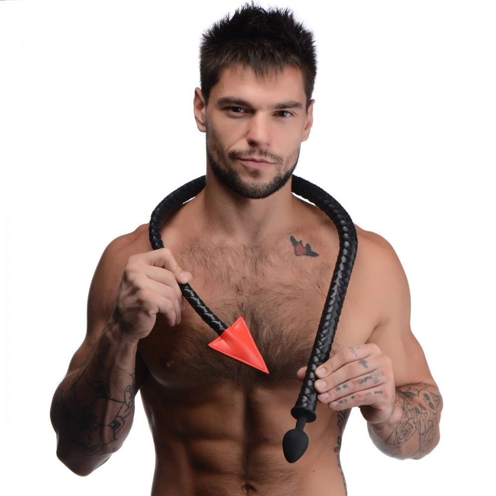 Master Series Hellbound Braided Devil Tail Anal Plug 1 Master Series Hellbound Braided Devil Tail Anal Plug