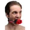 Master Series Silicone Ball Gag With Rose