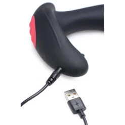 10X Inflatable And Vibrating Silicone Prostate Plug -Boyz Shop ag585 08