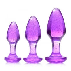 Glitter Gem Anal Plug Set -Boyz Shop ag587 purple 001 1000x902 18cd5400 9a69 4bfc 9a9d 52f5807e8557