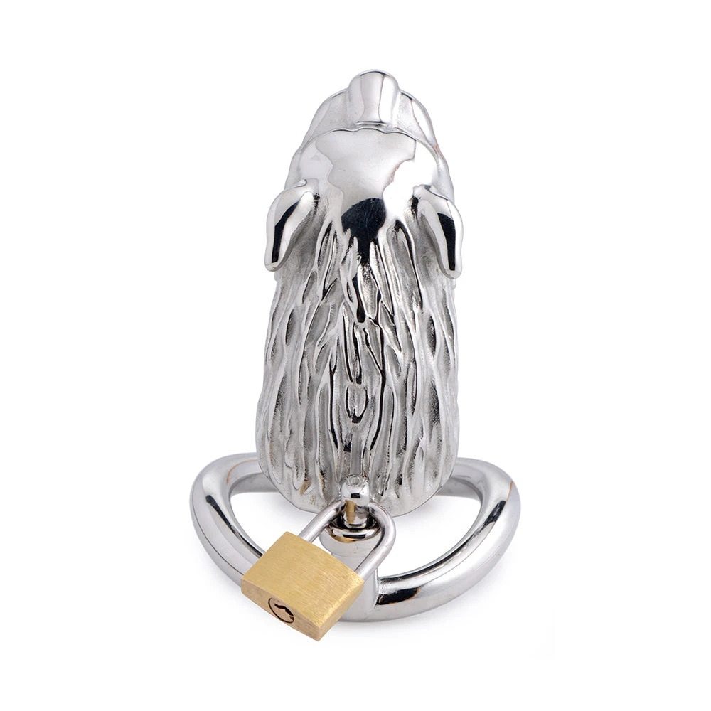 Master Series Tiger King Locking Chastity Cage 7 Master Series Tiger King Locking Chastity Cage - Image 7