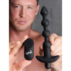 Remote Control Vibrating Silicone Anal Beads