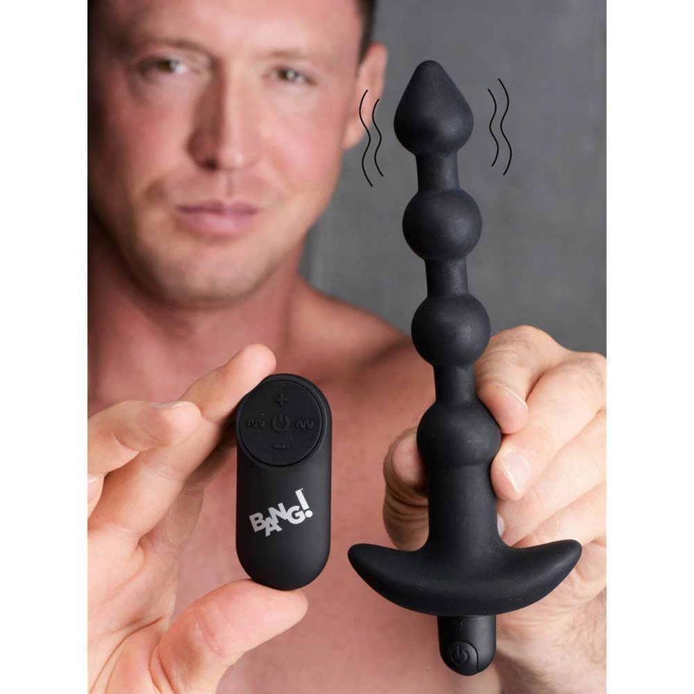 Remote Control Vibrating Silicone Anal Beads 1 Remote Control Vibrating Silicone Anal Beads