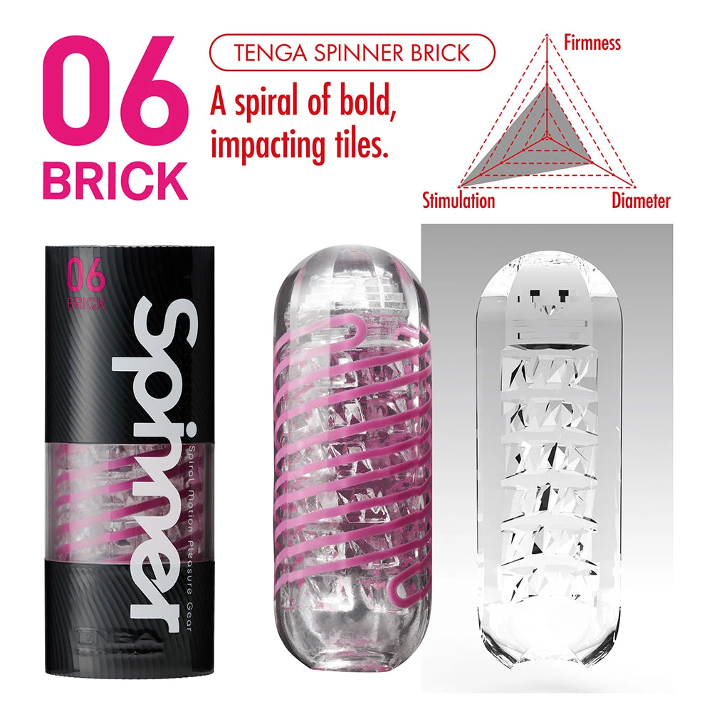 Tenga Spinner - 06 Brick Stroker 2 Tenga Spinner - 06 Brick Stroker - Image 2
