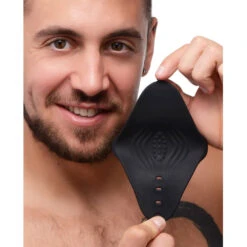 10X Pleasure Stroke Vibrating Silicone Penis Sleeve -Boyz Shop ag644 02