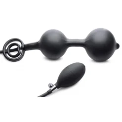 Master Series Devils Rattle Inflatable Silicone Anal Plug With Cock And Ball Ring 11 Master Series Devils Rattle Inflatable Silicone Anal Plug With Cock And Ball Ring -Boyz Shop ag660 04