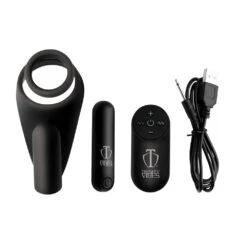 7X Silicone C-Ring With Vibrating Taint Stimulator 15 7X Silicone C-Ring With Vibrating Taint Stimulator -Boyz Shop ag669 03
